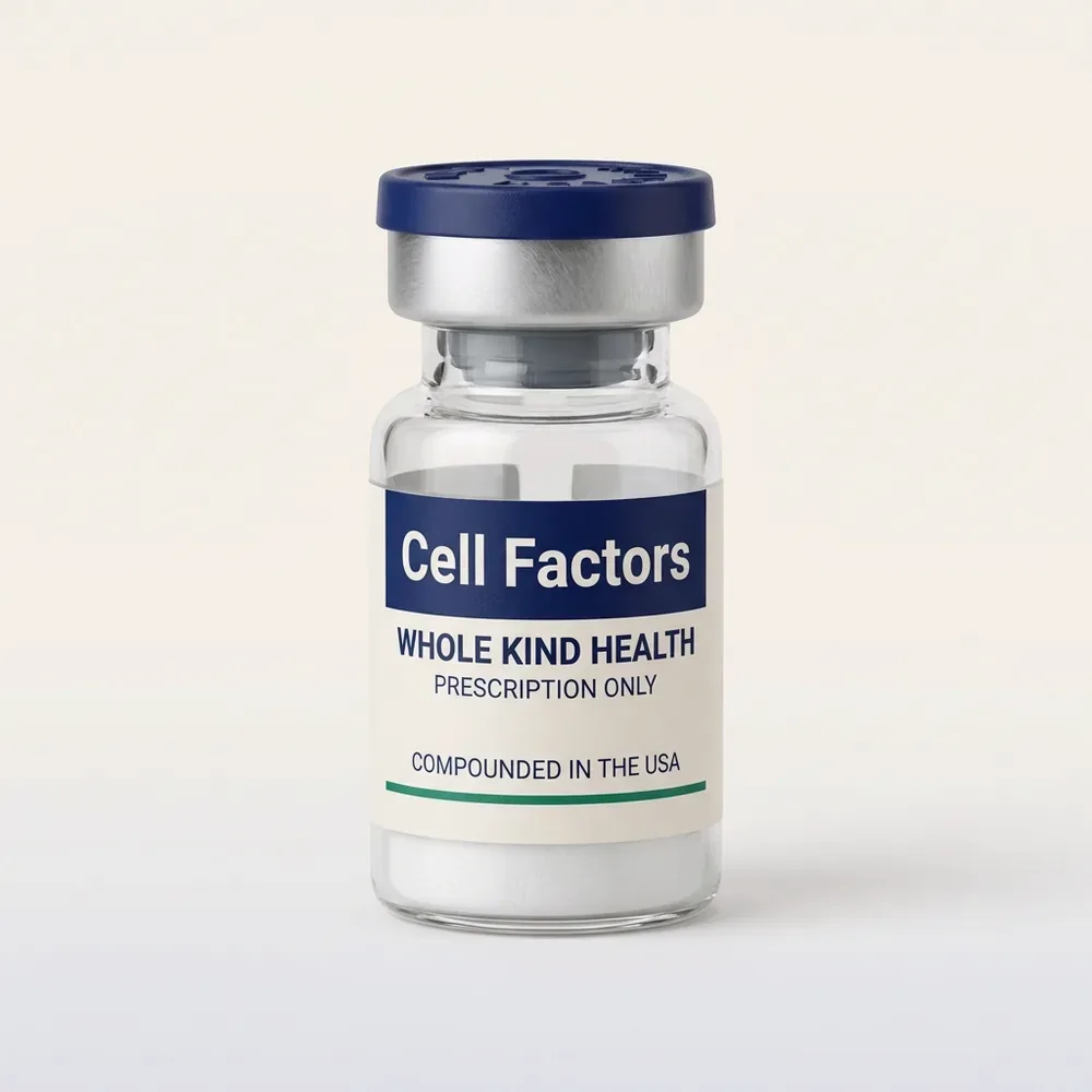 Cell Factors from Whole Kind Health, lyophilized powder vial, subcutaneous injection