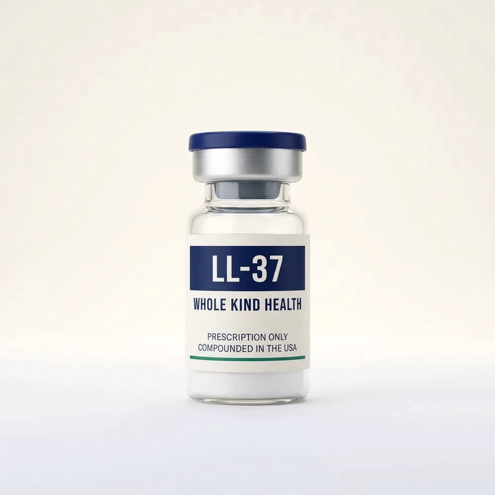 LL-37 from Whole Kind Health, lyophilized powder vial, subcutaneous injection