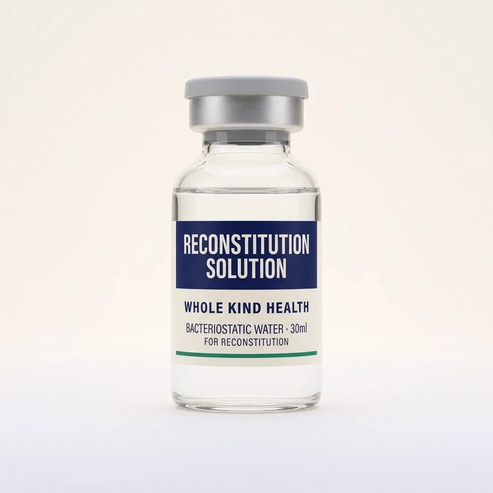 Reconstitution Solution from Whole Kind Health, bacteriostatic water, 30ml
